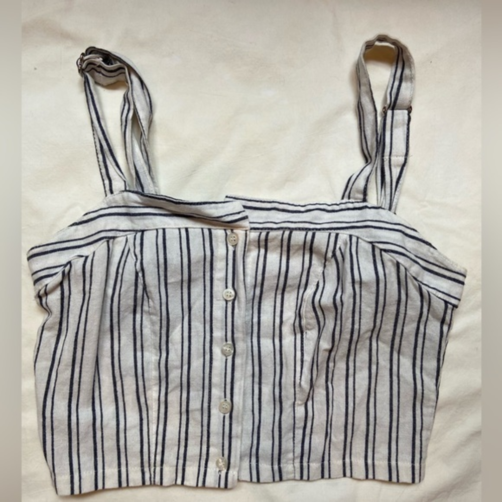 Striped crop top